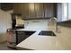 Kitchen with stainless steel appliances and white countertops at 3610 N Clay St, Denver, CO 80211