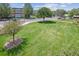 Landscaped green space and building view at 660 S Alton Way # 3B, Denver, CO 80247
