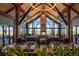 Elegant clubhouse restaurant with scenic mountain views at 8006 Trinity Peak Ln, Castle Rock, CO 80108