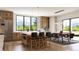 Modern kitchen with large island and mountain views at 8006 Trinity Peak Ln, Castle Rock, CO 80108
