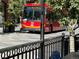 City bus and outdoor seating area near building at 1020 15Th St # 30H, Denver, CO 80202