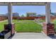 View of backyard from covered patio at 25626 E Bayaud Ave, Aurora, CO 80018