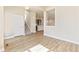 Open concept dining area with hardwood floors and kitchen views at 21278 E 63Rd Dr, Aurora, CO 80019
