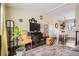 Bright living room with hardwood floors and comfy seating at 4876 S Pagosa Cir, Aurora, CO 80015