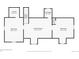 Second floor plan including two bedrooms and bath at 2332 W Baltic Pl, Englewood, CO 80110
