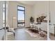 Bright home office with large window and built-in desk at 9737 Majestic Oak Dr, Parker, CO 80134