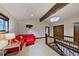 Upstairs landing with cozy seating area at 1003 Boreas Pass Rd, Breckenridge, CO 80424