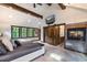Main bedroom with fireplace and ensuite bathroom at 1003 Boreas Pass Rd, Breckenridge, CO 80424