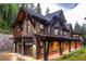 Large luxury home exterior with stone and wood accents at 1003 Boreas Pass Rd, Breckenridge, CO 80424