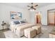 Main bedroom with ensuite bathroom and plenty of closet space at 610 S Alton Way # 8D, Denver, CO 80247