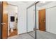 Bright bathroom with shower/tub combo and granite vanity at 610 S Alton Way # 8D, Denver, CO 80247