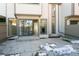 Private back patio with sliding glass door access at 7900 W Layton Ave # 833, Littleton, CO 80123