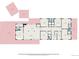 Floor plan of a house with multiple bedrooms, bathrooms and a large living area at 27425 Spruce Ln, Evergreen, CO 80439