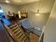 Elegant staircase leading to upper level with office area at 12207 Stone Timber Ct, Parker, CO 80134