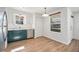 Well-equipped kitchen featuring stainless steel appliances and wood-look flooring at 1646 S Deframe St # A1, Lakewood, CO 80228