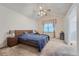 Main bedroom with high ceiling, carpet flooring and ceiling fan at 18872 E Prentice Pl, Centennial, CO 80015