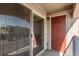 View from back patio with sliding glass door and exterior door access at 15195 E 16Th Pl # 204, Aurora, CO 80011