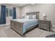 Cozy basement bedroom with a queen-size bed and nightstands at 1170 Mcmurdo Cir, Castle Rock, CO 80108