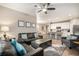 Open concept living room and kitchen area at 1170 Mcmurdo Cir, Castle Rock, CO 80108