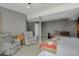 Spacious finished basement with sitting area and bedroom at 3188 S County Road 137, Bennett, CO 80102