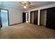 Spacious Primary bedroom with access to bathroom and closets at 11742 E Jewell Pl, Aurora, CO 80012