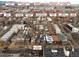 Aerial view showcasing the property's location in the city at 2731 California St, Denver, CO 80205