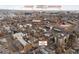 Aerial view highlighting the property's location and nearby amenities at 2731 California St, Denver, CO 80205