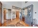 Built-in wet bar with wine cooler and glass shelving at 934 S Perry Park Rd, Sedalia, CO 80135