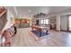 Basement game room with pool table, wet bar, and ample space at 934 S Perry Park Rd, Sedalia, CO 80135