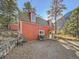 Rustic red barn home with mountain views at 1300 Main St, Georgetown, CO 80444