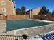 Community pool covered for winter months at 1094 S Dearborn St # 107, Aurora, CO 80012