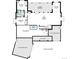 Finished basement plan featuring living room, bedroom, and bath at 8014 Trinity Peak Ln, Castle Rock, CO 80108