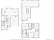 First-floor blueprint showcasing the kitchen, living areas, and a bedroom at 3352 N Highlands Creek Pkwy, Aurora, CO 80019