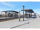 Convenient light rail station with covered platforms and seating at 14467 E 1St Dr # B09, Aurora, CO 80011