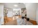 Spacious bedroom with wood floors and access to another room at 1516 Lafayette St, Denver, CO 80218