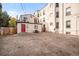 Large backyard with detached structure and alley access at 1516 Lafayette St, Denver, CO 80218