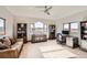 Home office with built-in shelving and a view at 3250 Via Margarita, Castle Rock, CO 80109