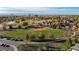 Aerial view of park with baseball field and city views at 1289 S Monaco Pkwy, Denver, CO 80224