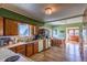 Spacious kitchen with wood cabinets and appliances at 6597 S State Highway 83, Franktown, CO 80116