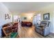 Living room with comfy seating and hardwood floors at 6597 S State Highway 83, Franktown, CO 80116