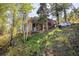 Rustic cabin nestled on a hillside, surrounded by trees at 80 Outlook Dr, Golden, CO 80403