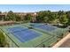 Two well-maintained tennis courts at 14000 E Linvale Pl # 107, Aurora, CO 80014