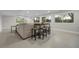 Finished basement living space with sectional sofa at 3955 S Uinta St, Denver, CO 80237