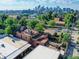 Aerial view showcasing the property and surrounding cityscape at 3611-3615 Osage St, Denver, CO 80211