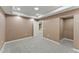Finished basement bedroom with neutral decor at 59304 E Commanche Way, Strasburg, CO 80136