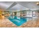 Indoor pool with access to fitness center at 2 Adams St # 1204, Denver, CO 80206