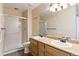 Bathroom with double vanity and shower/tub combo at 1453 S Salem Way, Aurora, CO 80012