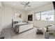 Bright bedroom with modern decor and a fireplace at 2312 S University Blvd, Denver, CO 80210