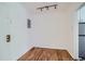 Entryway with hardwood floors at 85 N Grant St # 22, Denver, CO 80203