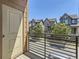 Private balcony with view of neighboring townhouses at 4100 Albion St # 512, Denver, CO 80216
